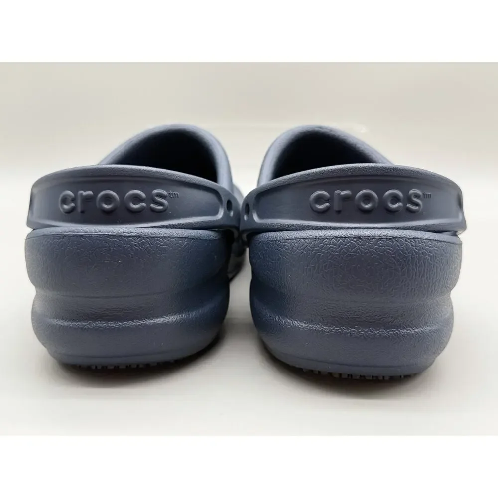 Crocs Bistro Work Clogs Navy Slip Resistant 10075-410 Men’s 10 Women’s 12